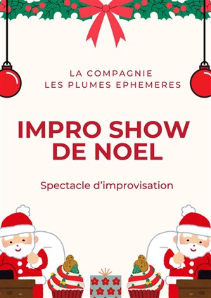 Affiche de Impro Show de Noël des Plumes Ephémères