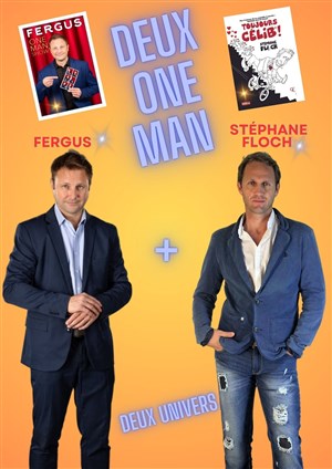 Affiche de Stéphane Floch et Fergus en plateau d'humour