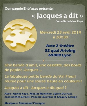 Affiche de Jacques a dit