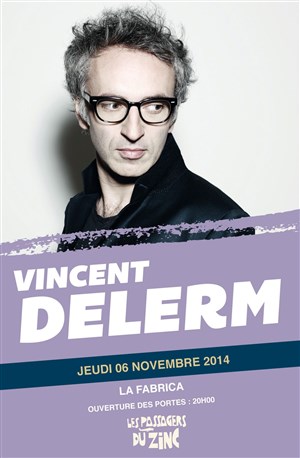 Affiche de Vincent Delerm