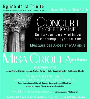 Affiche de Misa Criolla + Ariel Ramirez