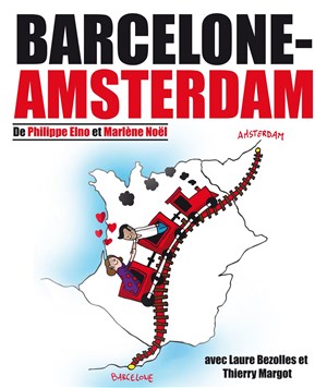 Affiche de Barcelone - Amsterdam