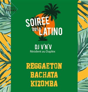 Affiche de Soirée 100% Latino