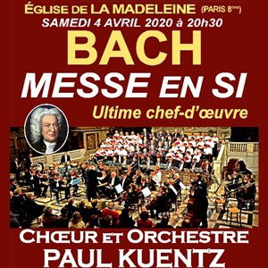 Affiche de Bach messe en si