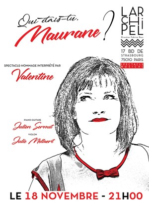 Affiche de Valentine dans Qui étais tu Maurane ?