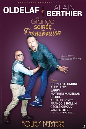 Affiche de Oldelaf & Alain Berthier dans la Grande Soirée de la Franco-vision