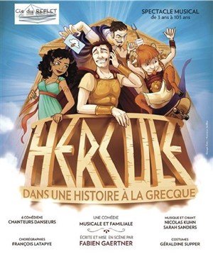 Affiche de Hercule dans une histoire à la Grecque