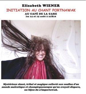 Affiche de Elisabeth Wiener dans Initiation au chant Portnawak