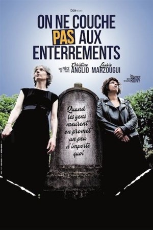 Affiche de On ne couche pas aux enterrements