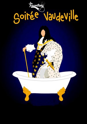 Affiche de Soirée Vaudeville : Un bain de ménage + Feu la mère de Madame