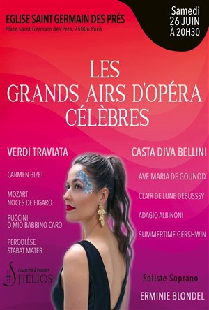 Affiche de Les Grands Airs d'Opéra pour Soprano | par l'Orchestre Hélios