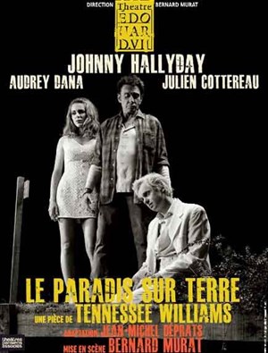 Affiche de Le paradis sur terre | Avec Johnny Hallyday