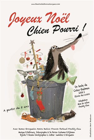 Affiche de Joyeux Noël chien pourri