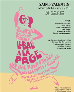 Affiche de Bal à la Page | Saint Valentin 2018