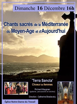 Affiche de Chants sacrés de la Méditerranée, du Moyen-Age et d'aujourd'hui