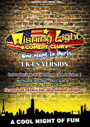 Affiche de Wishing Light Comedy Club - One Night in Paris | 100% English