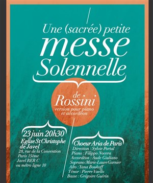 Affiche de Une (sacrée) petite messe solennelle de Rossini