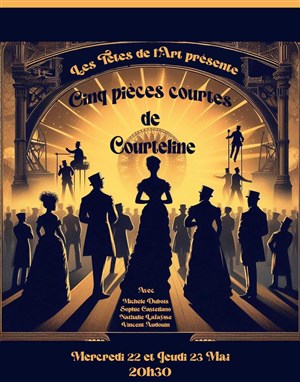 Affiche de Cinq pièces courtes de Courteline