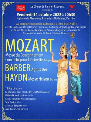 Affiche de Danses sacrées Khmères et musique classique