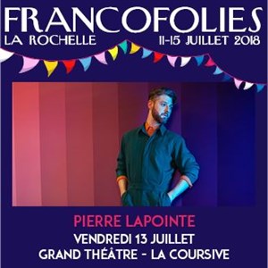 Affiche de Pierre Lapointe + Clara Luciani | Festival Les Francofolies