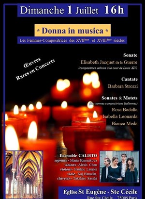 Affiche de les Femmes-Compositrices des XVII et XVIII siècles