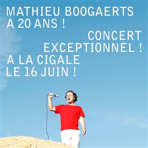 Affiche de Mathieu Boogaerts a 20 ans !