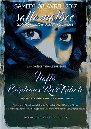 Affiche de Hafla Bordeaux Rive Tribale