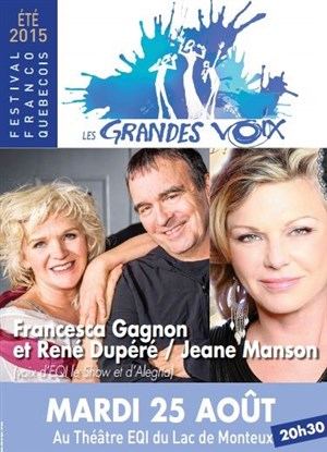 Affiche de Francesca Gagnon / René Dupéré / Jeane Manson
