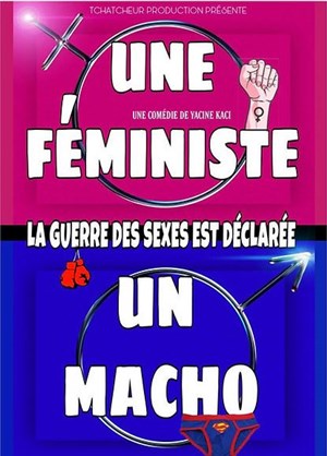 Affiche de Une féministe, un macho : la guerre est déclarée