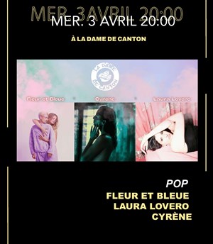 Affiche de Fleur et Bleue + Laura Lovero + Cyrène