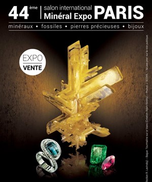 Affiche de Salon Minéral Expo Paris | 44ème édition