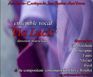 Affiche de Van Berchem, Bouzignac, Fauré, Mozart, Byrd