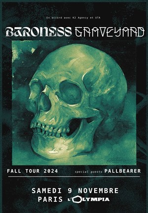 Affiche de Baroness + Graveyard