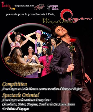 Affiche de Spectacle Oriental : Ozgen Oriental Week-End