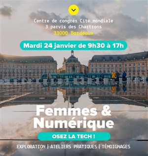 Affiche de Forum Femmes & Numérique : Osez la Tech !