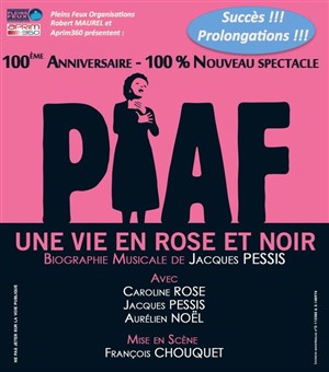 Affiche de Piaf, une vie en rose et noir