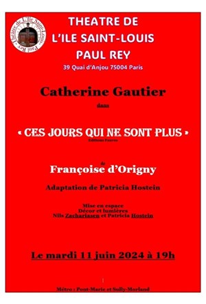 Affiche de Ces jours qui ne sont plus