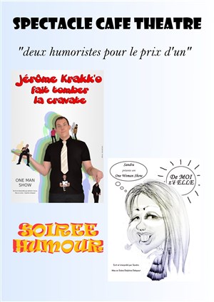 Affiche de Soirée humour avec Jérôme Krakko et Sandra
