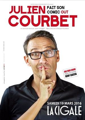 Affiche de Julien Courbet dans Julien Courbet fait son comic out