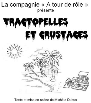 Affiche de Tractopelles et crustacés