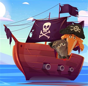 Affiche de Fifi le chien pirate