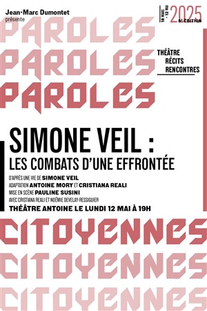 Affiche de Simone Veil : Les combats d'une effrontée | avec Cristiana Réali
