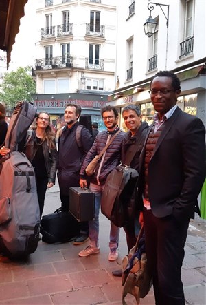 Affiche de Roger Biwandu Bordeaux Quintet