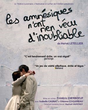 Affiche de Les amnésiques n'ont rien vécu d'inoubliable