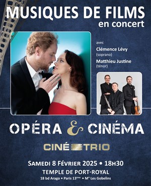 Affiche de Concert du Ciné-Trio n° 65 - Opéra et Cinéma