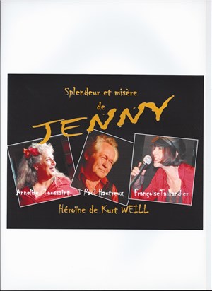 Affiche de Splendeur et misère de Jenny, héroïne de Kurt Weill