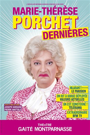Affiche de Marie-Thérèse Porchet