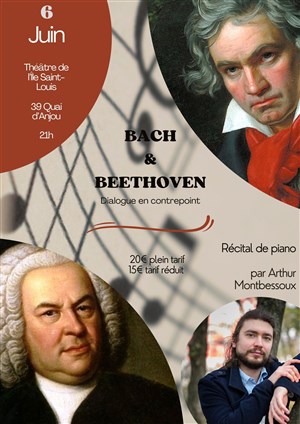 Affiche de Bach & Beethoven, dialogue en contrepoint