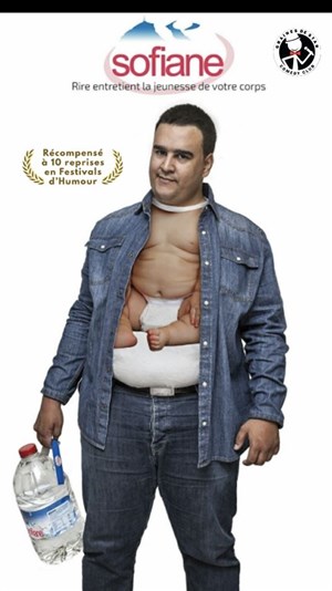 Affiche de Sofiane Ettaï dans Rire entretient la jeunesse de votre corps