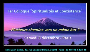 Affiche de Spiritualité et Coexistence | 1er Colloque